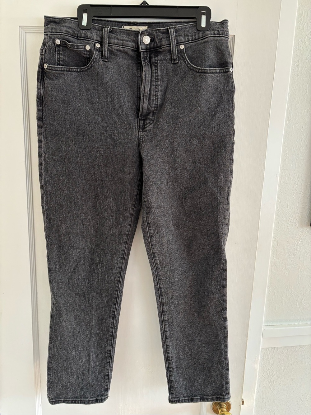 Madewell Washed Charcoal Gray Jeans